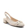 Women's Gallant Wide Width Slingback OFF WHITE LEATHER view