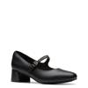 Women's Iridessa Rae Mary Jane Pump BLACK LEATHER view