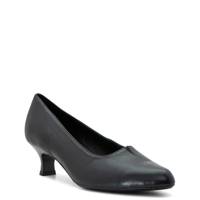 Women's Kit Pump BLACK LEATHER view