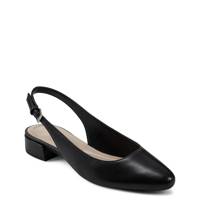 Women's Cassius Slingback Pump BLACK LEATHER view