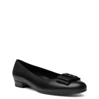 Women's Bijou Ballet Flat BLACK LEATHER view