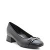Women's Gallant 2 Wide Width Pump BLACK LEATHER WIDE view