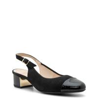 Women's Nicholas Wide Width Slingback Pump BLACK view