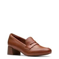 Women's Iridessa Sky Loafer Pump DARK TAN LEATHER view