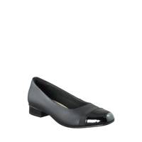 Women's Juliet Monte Flat BLACK LEATHER view