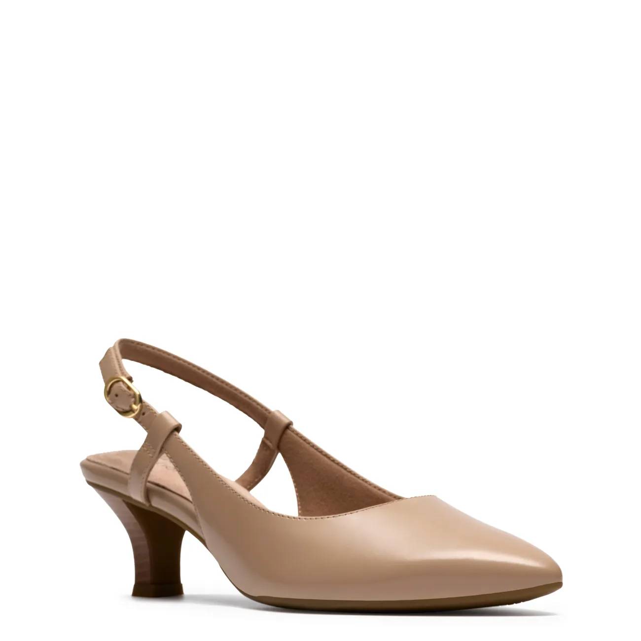 Clarks Women's Kepley Lane Heeled Pump Leather