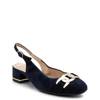 Women's Gallant Wide Width Slingback Dark Blue Suede view