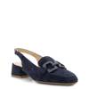 Women's Granada Wide Width Slingback Pump Midnight Blue view