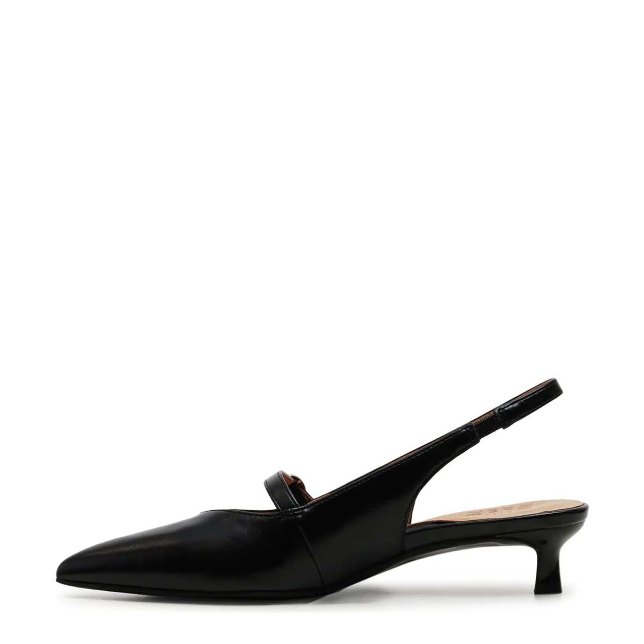 Women's Grayson Wide Width Sling Back Kitten Heel