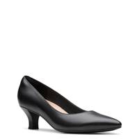 Women's Kepley Vine Kitten Pump BLACK LEATHER view