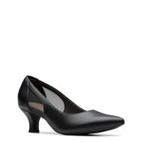 Women's Kepley Cora Heeled Pump BLACK LEATHER view