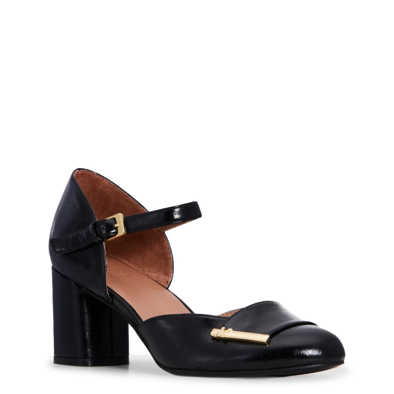 Women's Lavish Block Heeled Pump Wide