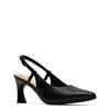 Women's Tammitha Slingback Wide Width Pump BLACK LEATHER WIDE view