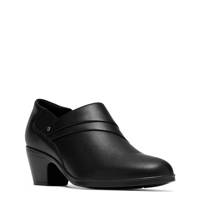 Women's Emily 2 London Wide Width Court Shoe BLACK LEATHER WIDE view
