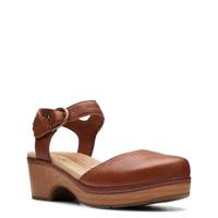 Women's Paizlee Bay Heeled Clog TAN LEATHER view
