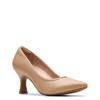 Women's Kataleyna West Wide Width Pump  BEIGE LEATHER view