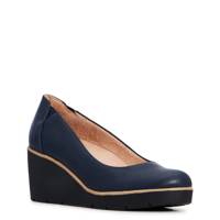 Women's About Time Wedge Pump NAVY view