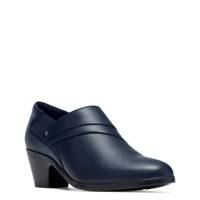 Women's Emily 2 London Wide Width Court Shoe NAVY LEATHER WIDE view