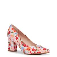 Pammy Pump PINK MULTI PEONY PRINT view