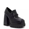 Justice Chunky Platform Loafer Black view