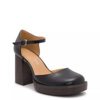 Women's Greeta Mary Jane Pump Black Leather view