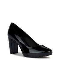 Women's Walk Pleasure Pump BLACK LEATHER view