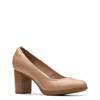 Women's Bayla Carly Pump WARM BEIGE LEATHER view