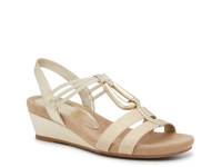 Vannia Wedge Sandal GOLD view