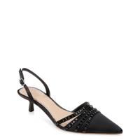Women's Katalina Bejeweled Slingback Pump BLACK view