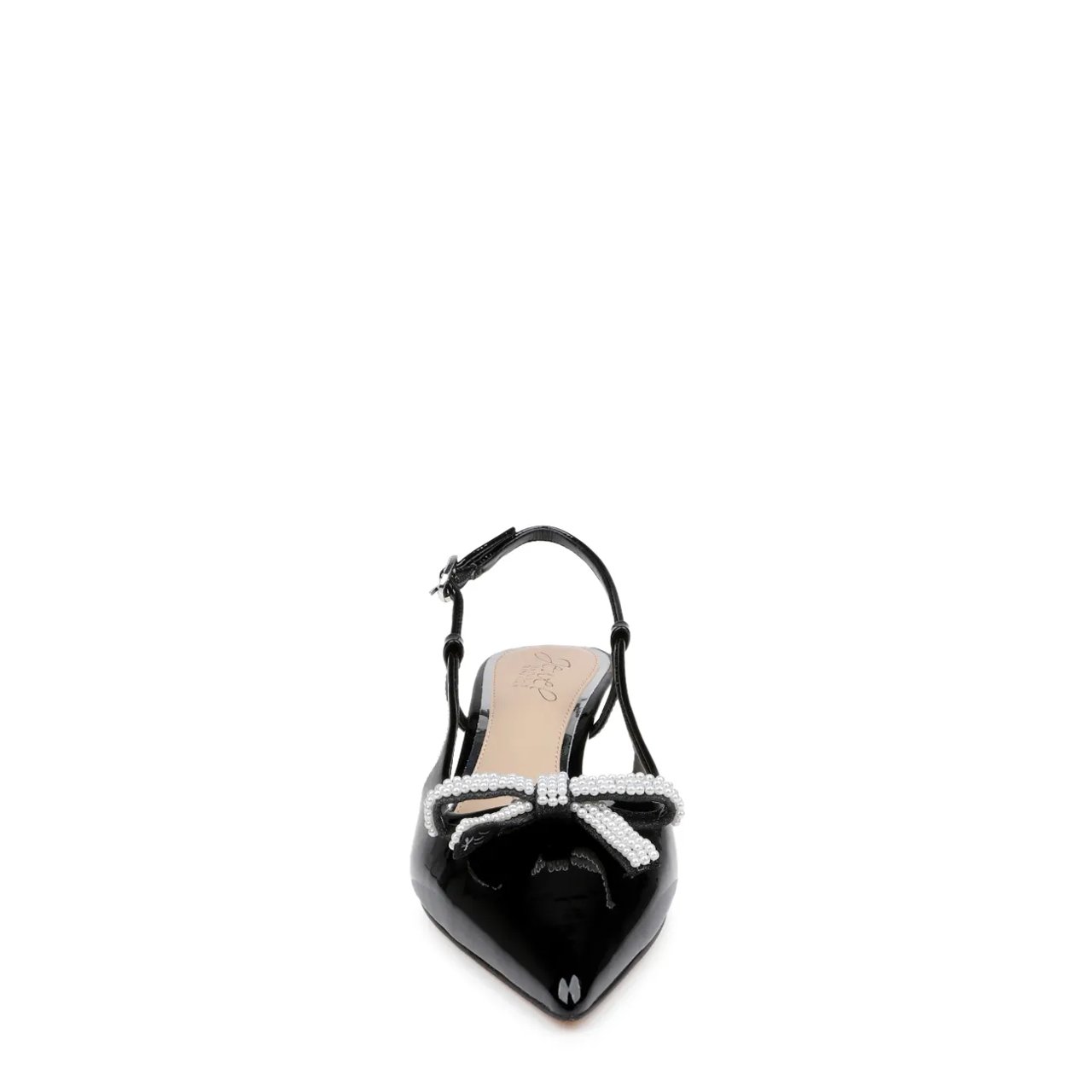 Krystia Pearled Bow Slingback Pump