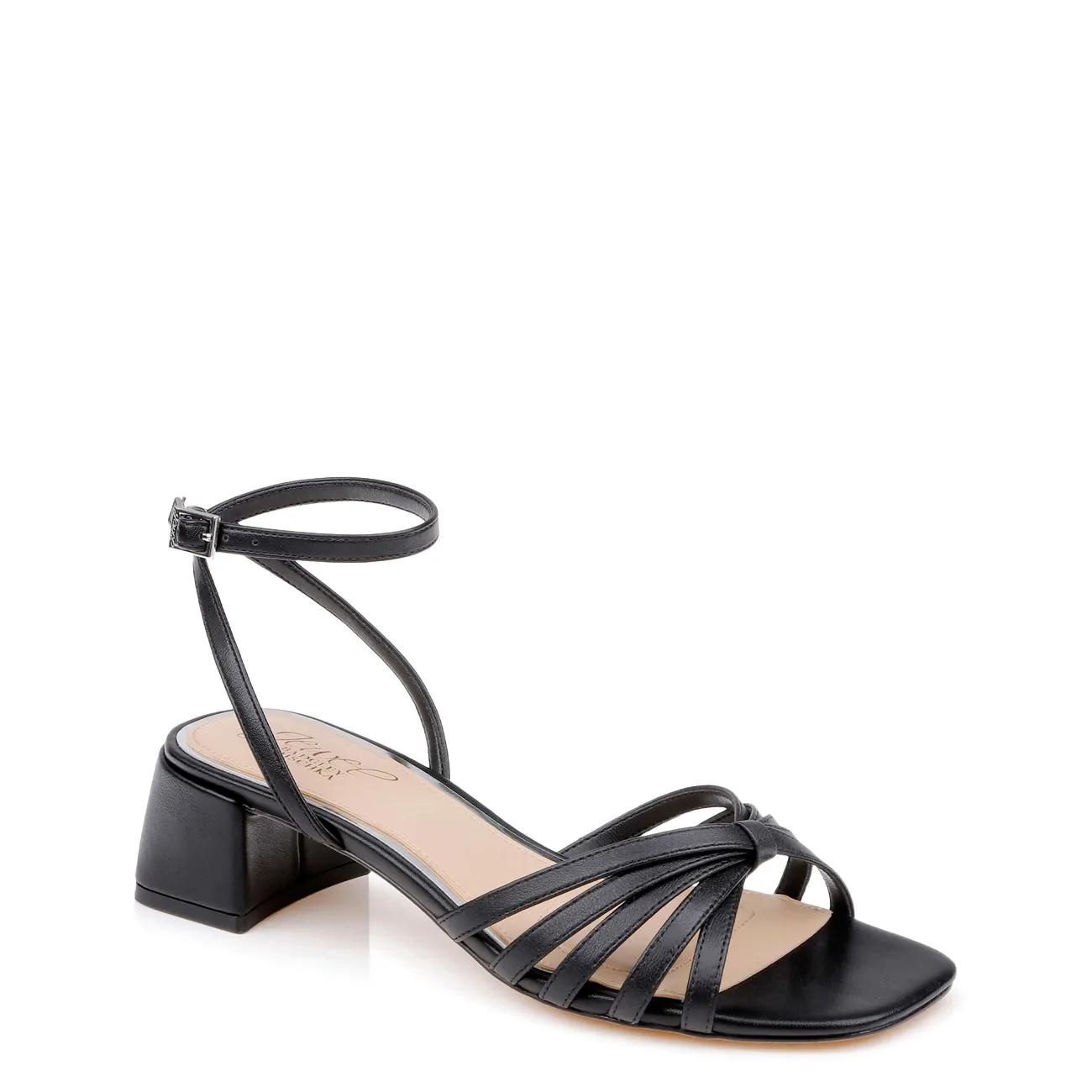 Women's Pasco Heeled Sandal In Black from The Shoe Company