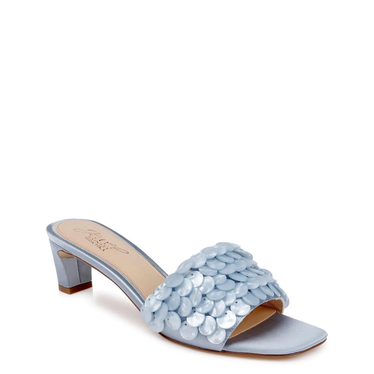 Women's Pacific Heeled Sandal In Gray from The Shoe Company