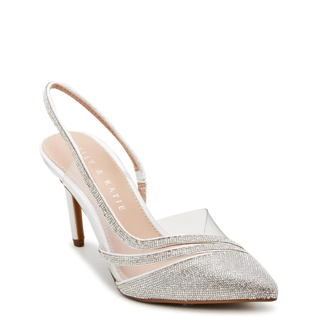 Sandals Becca 38 ハーリップトゥ ホワイト Slingback