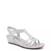 Valka Wedge Sandal SILVER view