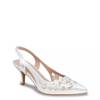 Christy Slingback Pump Silver view