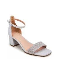 Beti Wide Width Evening Sandal SILVER WIDE view