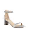 Catalina Evening Sandal SILVER GLITTER view
