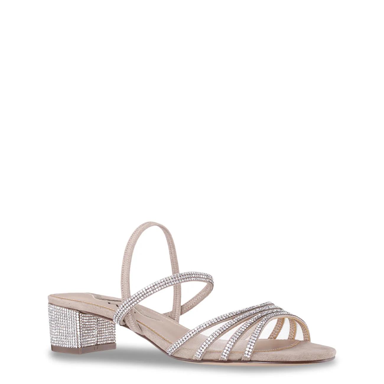 N by Nina Women's Ganet Low Heel Sandal | The Shoe Co.