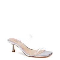 Women's Philippa Heeled Sandal Clear/Silver view