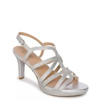 Baylor Platform Wide Width Sandal SILVER WIDE view