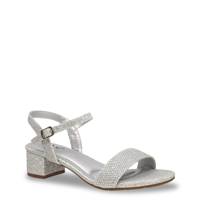 Women's Katherine Wide Width Heeled Sandal SILVER view