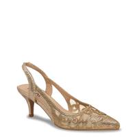 Women's Christy Slingback Pump GOLD BEAD/STRW view