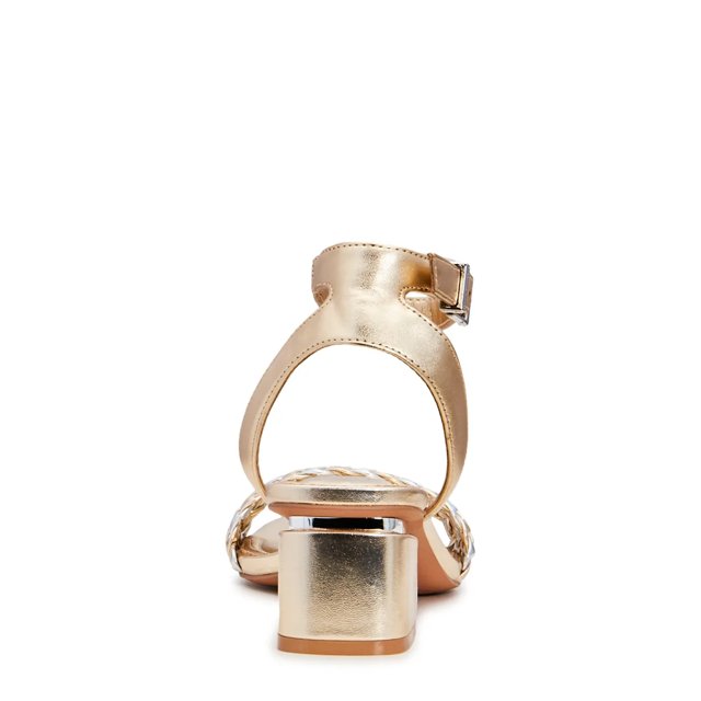 Women's Block Heel Woven Sandal