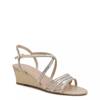 Tahada Evening Wide  Wedge Sandal Platino view