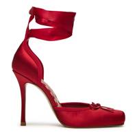 Women's Larina Pump Red Satin view