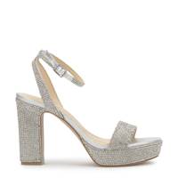 Women's Aitina Heeled Sandal SILVER view