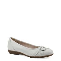 Women's Calming Ballet Flat WHITE view