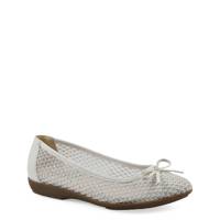 Women's Carlicia Ballet Flat WHITE view