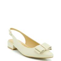 Women's Santana Slingback Flat CREAM view