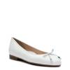 Women's Scout Ballet Flat WHITE view